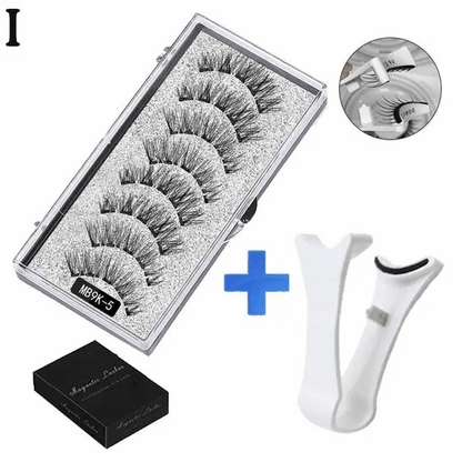 Cils magnétiques 3D réutilisables