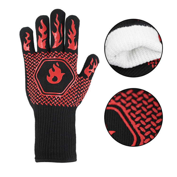 Guantes de doble capa antiescaldaduras y antiquemaduras para microondas