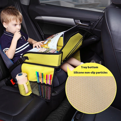 Assiette pour enfants CAR - Produit fantastique pour bébé - Plateau de rangement arrière de voiture