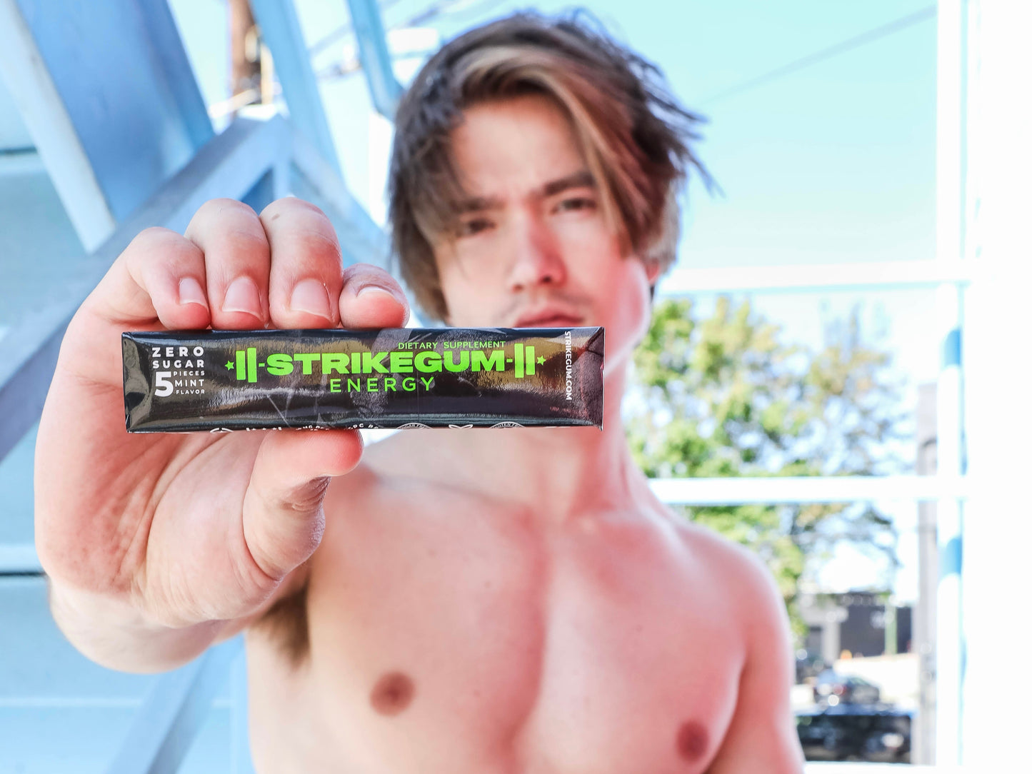 Strike Premium Energy Gum | 1 Paquet