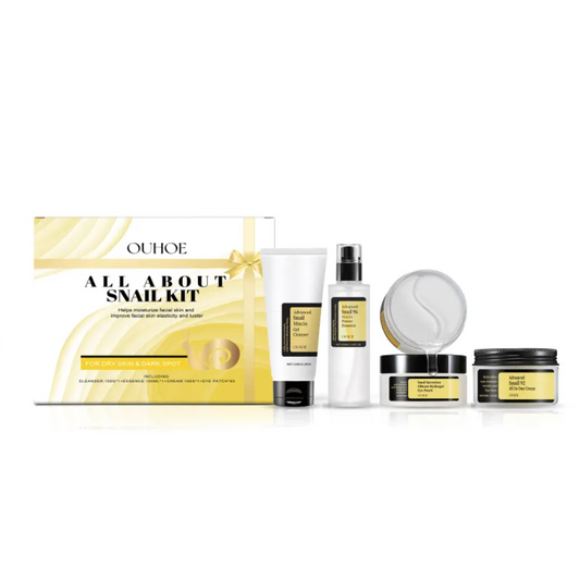 Snail Secretion Facial Care Gift Set – Anti-Aging Nourishing Skincare Set for Radiant Skin