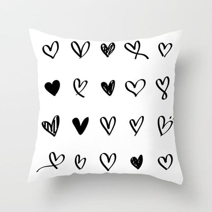 Housse de coussin de canapé abstraite géométrique moderne pour articles ménagers automobiles