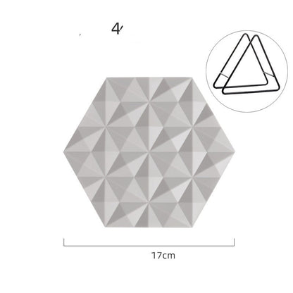 Table Insulation Pad Silicone Light Luxury Placemat Anti-scalding Anti-slip Pad