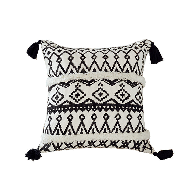 Coussin de canapé nordique, nouveau coussin de taille marocain, coussin touffeté Ins, oreiller de lit