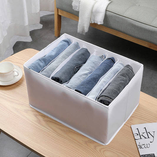 Boîte de Rangement Chaude Lavable pour Sous-vêtements avec Séparateur Pliable