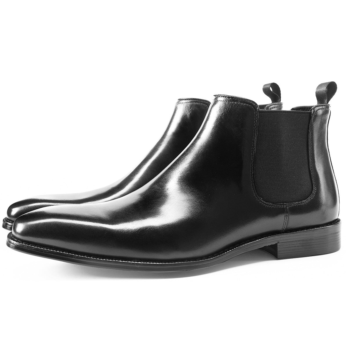 Bottes Martin homme en cuir chaud doublées de velours style britannique