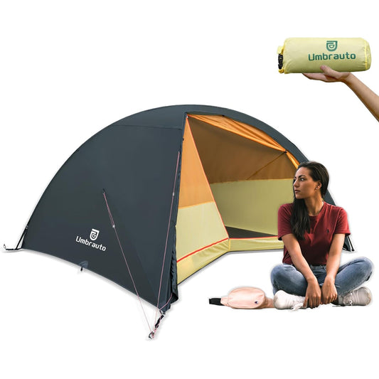 Umbrauto 4 Person Ultralight Camping Tent Waterproof 3-Season Dome Tent for Hiking, Backpacking & Outdoor Adventure