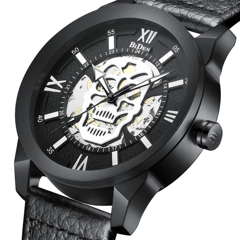 Men's Hollow Quartz Casual Watch