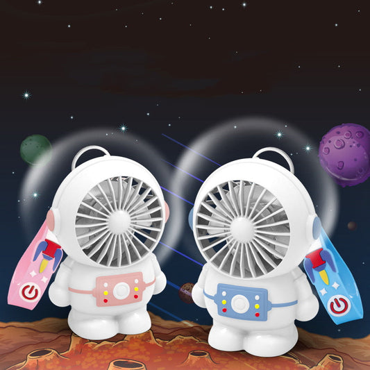 Mini ventilateur USB astronaute rechargeable portable