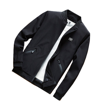 Casual sporty Men's Plus Size Polyester Jacket