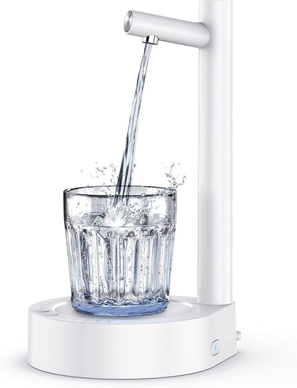 Desktop Water Bottle Dispenser, Smart Table Water Dispenser Portable Electric Water Bottle Pump Countertop For Universal Bottles, USB Charging Automatic Water Jug Dispenser For Bedside, Home, Office