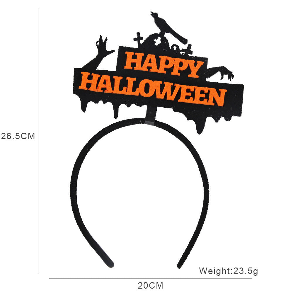 Halloween Decorations Felt Headband Holiday Party Supplies