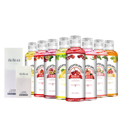 Fruit Flavor Body Lubricating Fluid – Wash-Free Couples Intimate Moisturizer