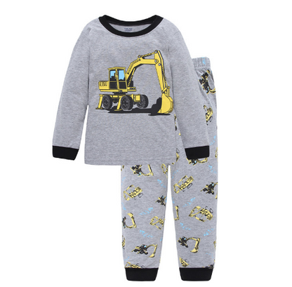 Children Fashion Loose Cartoon Cotton Suit