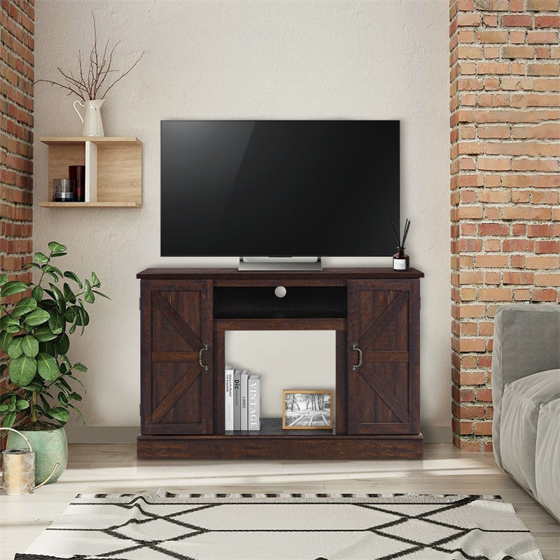 Meuble TV en bois de style vintage pour salon