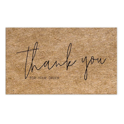 English Holiday Thank You Simple And DIY Creative Greeting Card