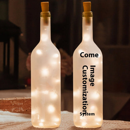 Customized  Glass Bottle Birthday Gift