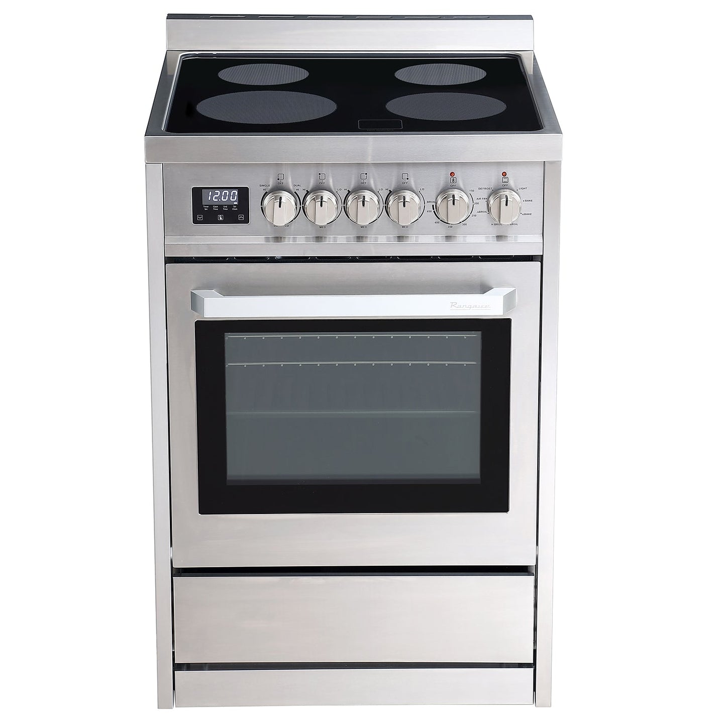 Cuisinière électrique Rangaire 24 po avec four à convection AirFry autonome en acier inoxydable RRE241TS