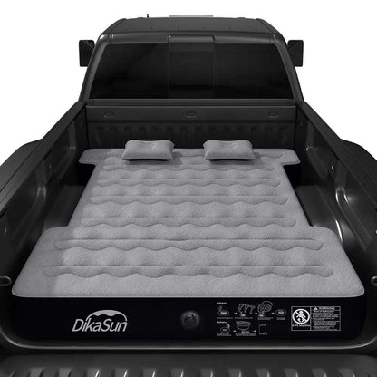 DikaSun 5.5-5.8 Ft Full Size Pickup Truck Bed Air Mattres,Grey