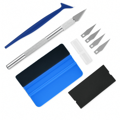 10 Pcs Car Wrapping Vinyl Tool Kit | Complete Window Film Tinting and Squeegee Set