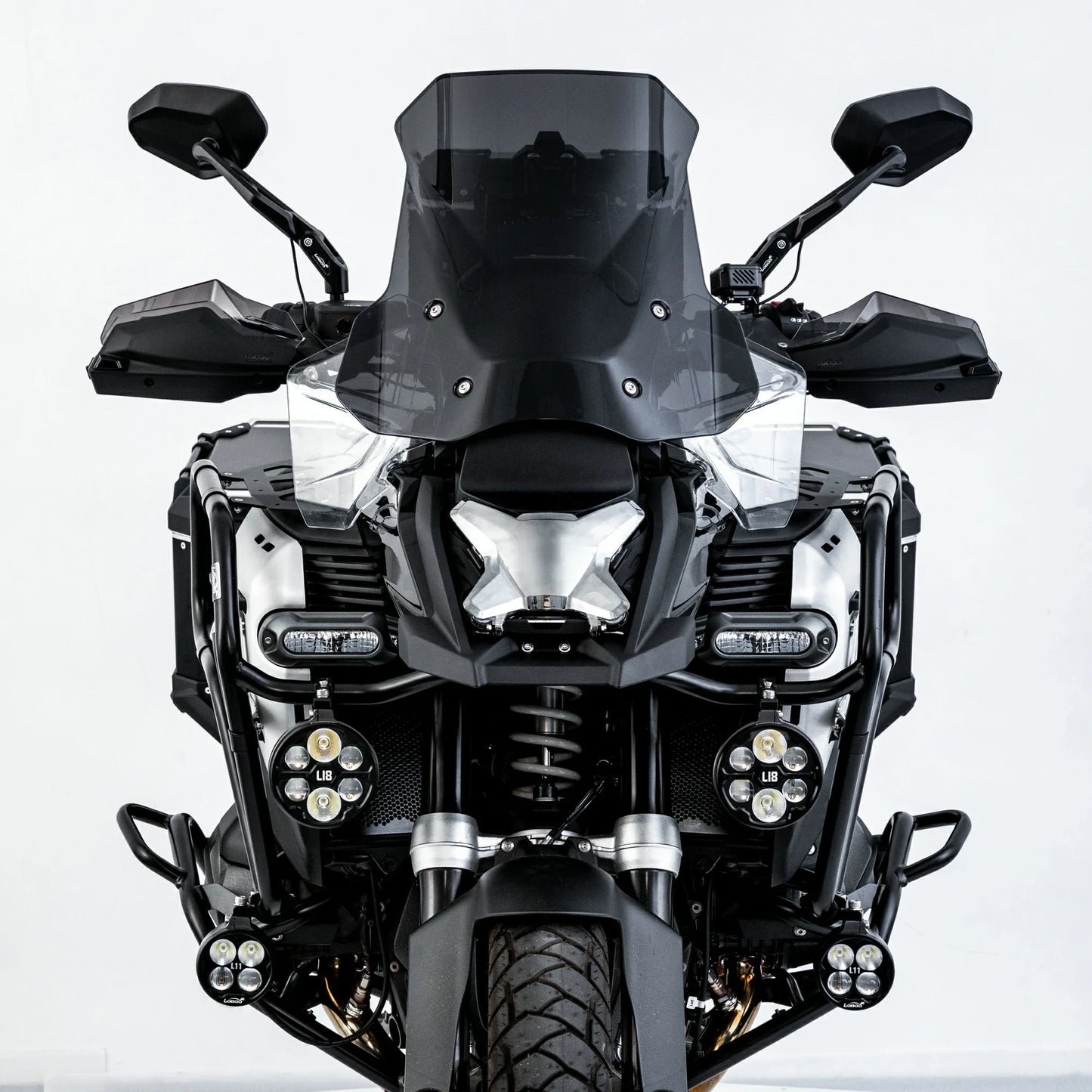 LOBOO Headlight Guard for BMW R1300GS Adventure – Magnetic Quick-Release Design, PC Polycarbonate，Clear