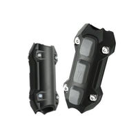 LOBOO Crash Bar Bumper Pads(Pair) – Universal Motorcycle Frame Protectors with Rubber Cushion, Fits 22–25mm Bars