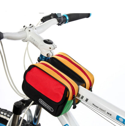 Bolsa de bicicleta, bolsa de viga delantera, bolsa de sillín, equipo de ciclismo de montaña, bolsa de tubo superior, bolsa de accesorios de bicicleta