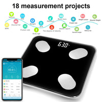 Pèse-personne intelligent de précision de la masse grasse Bluetooth