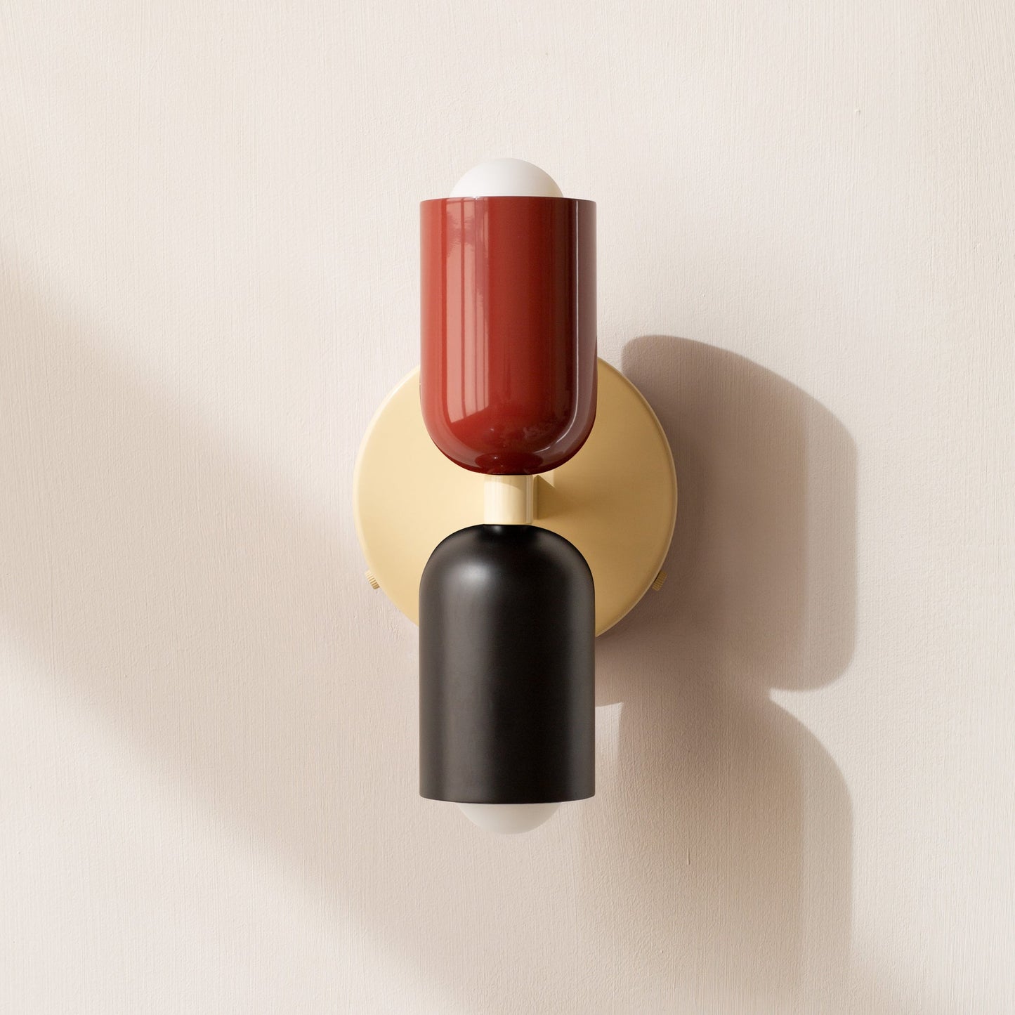 Modern Minimalist Cylinder LED Wall Sconce Iron Indoor Wall Light