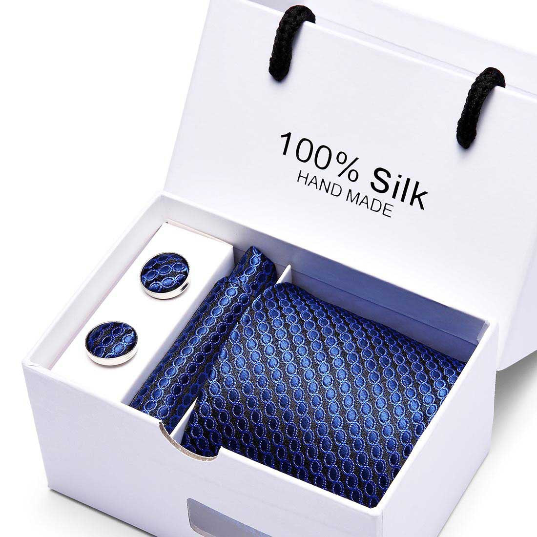 Caja de regalo para hombre, traje de 5 piezas, corbata de negocios formal para boda
