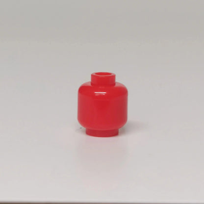 100pcs DIY MOC Building Block Heads | Plain Minifigure Parts for Customization