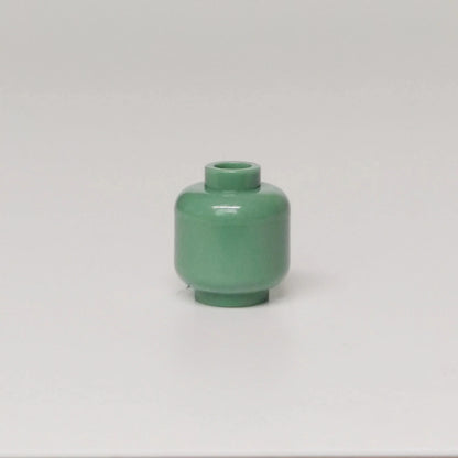 100pcs DIY MOC Building Block Heads | Plain Minifigure Parts for Customization