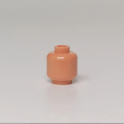 100pcs DIY MOC Building Block Heads | Plain Minifigure Parts for Customization