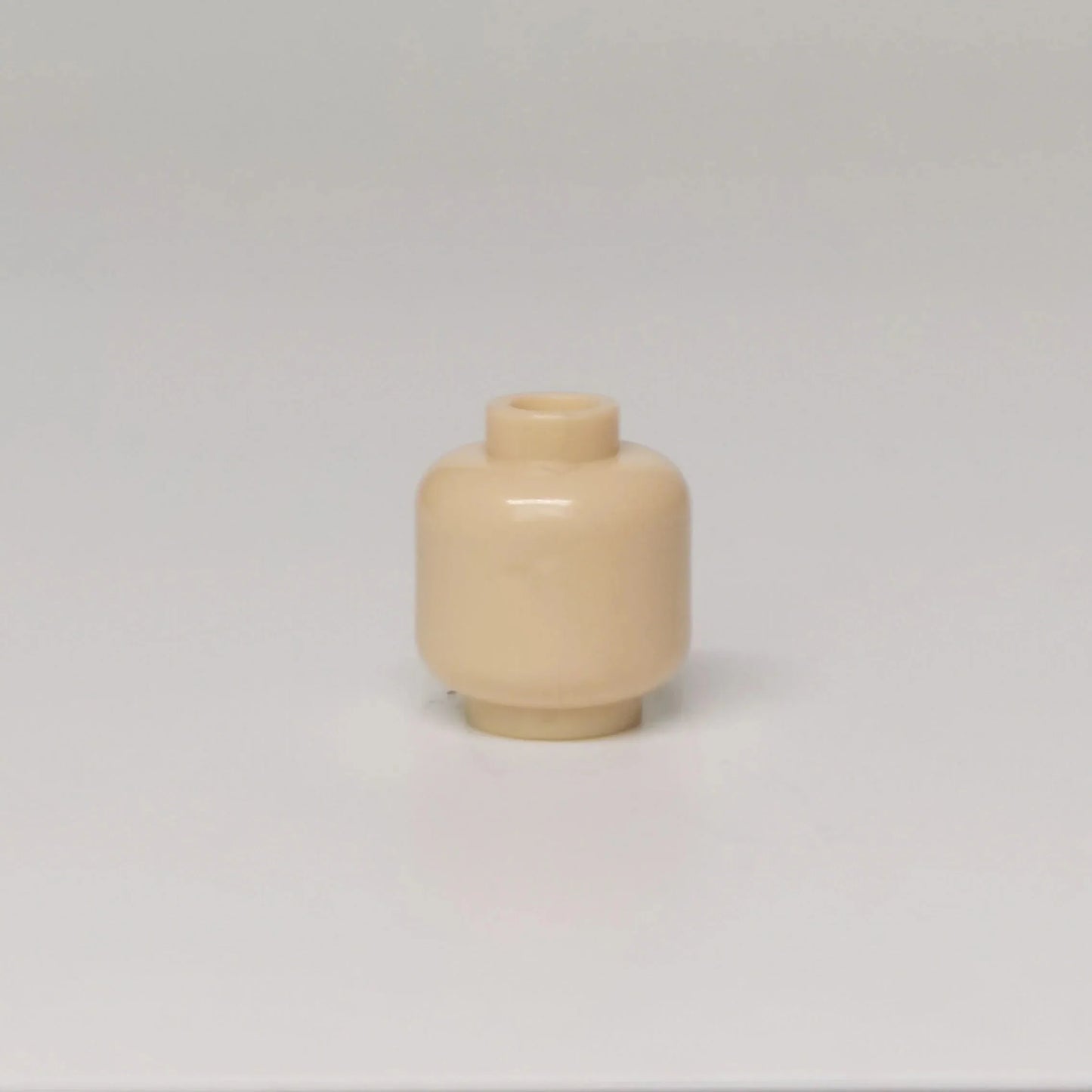 100pcs DIY MOC Building Block Heads | Plain Minifigure Parts for Customization