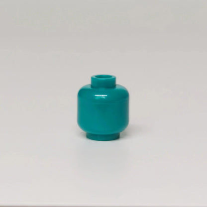 100pcs DIY MOC Building Block Heads | Plain Minifigure Parts for Customization
