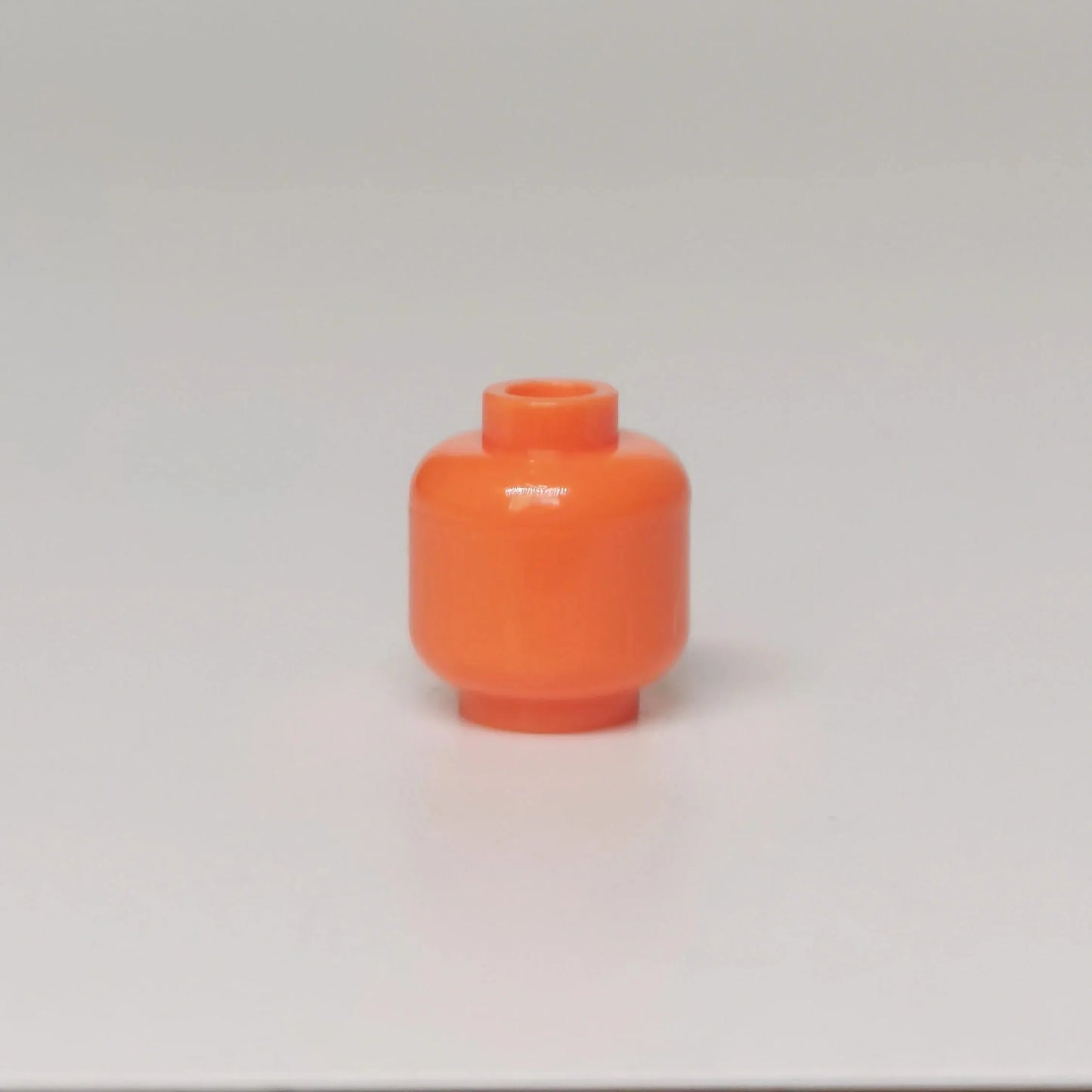 100pcs DIY MOC Building Block Heads | Plain Minifigure Parts for Customization