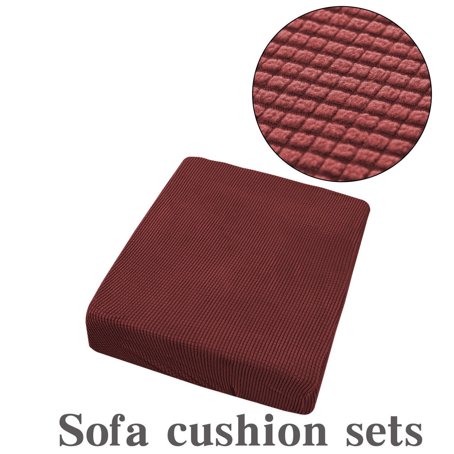 Funda de Sofá Impermeable de Pana, Fundas Elásticas Antideslizantes para Cojines, Protector Lavable de Muebles para Sala de Estar y Reclinable