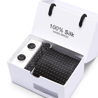 Caja de regalo para hombre, traje de 5 piezas, corbata de negocios formal para boda