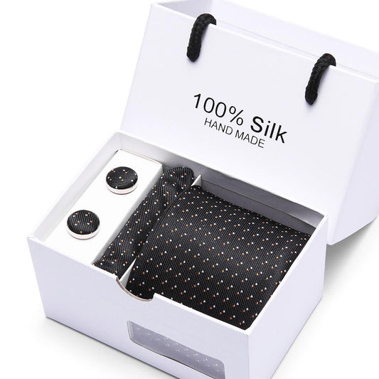 Men's gift box 5-piece suit business formal wedding tie