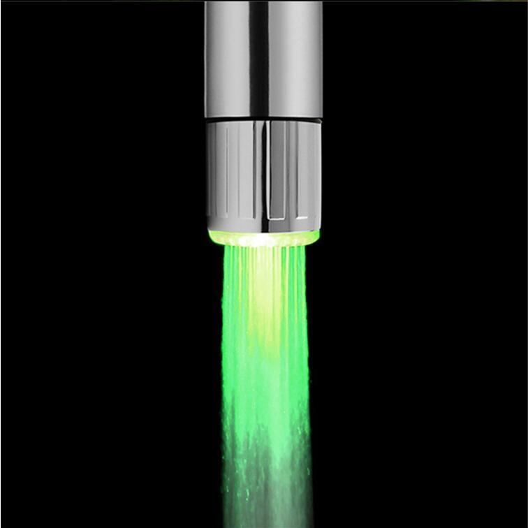 LED Temperature-Sensing Faucet Light – Color-Changing Water Safety Indicator