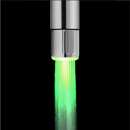 LED Temperature-Sensing Faucet Light – Color-Changing Water Safety Indicator