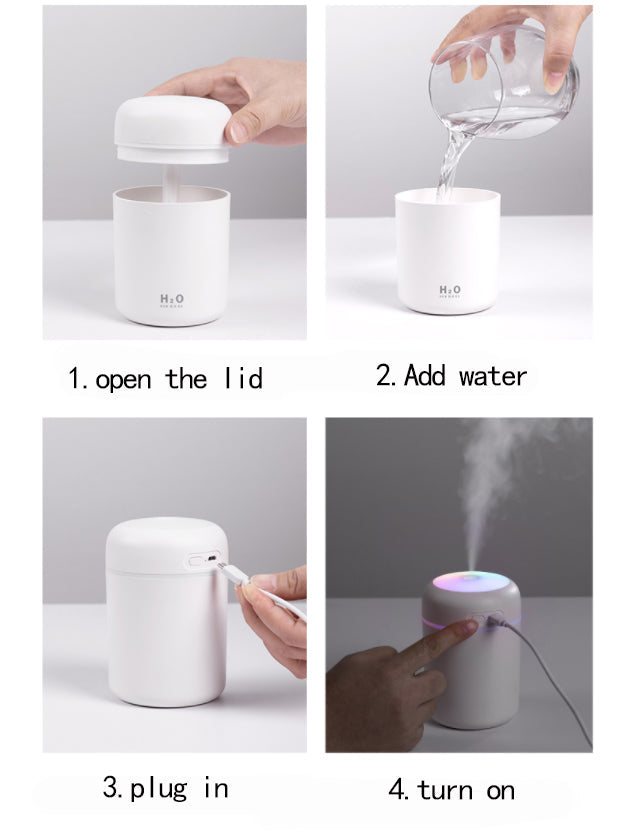 Diffuseur d'huiles essentielles d'aromathérapie ultrasonique
