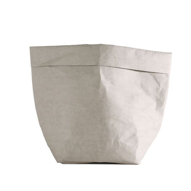 Soporte para macetas de papel kraft lavable