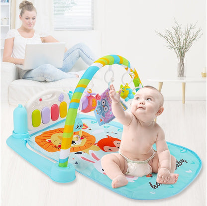 Cadre de fitness musical piano à pédales pour bébé, tapis de fitness pour bébé