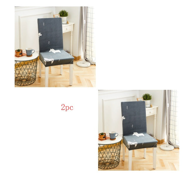 Funda de silla para el hogar, funda de silla de hotel, funda de silla para paquete, funda de silla elástica siamesa, funda de silla de oficina para ordenador