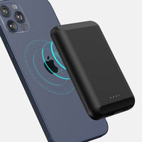 Chargeur de téléphone sans fil à absorption magnétique Source d'alimentation mobile