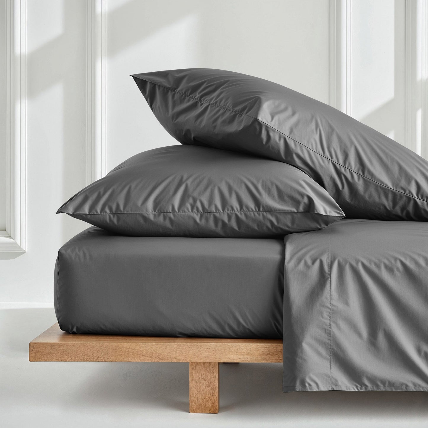 Parure de taies d'oreiller en satin de luxe australien