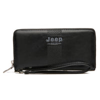 JEEP BULUO célèbre marque long portefeuille hommes portefeuilles sac grande capacité sacs à main pochette pour homme en cuir PU mode JEEPA210