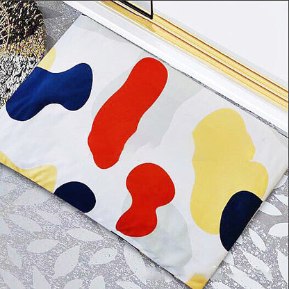 Diatomite soft foot pad absorbent quick drying antiskid bathroom mat
