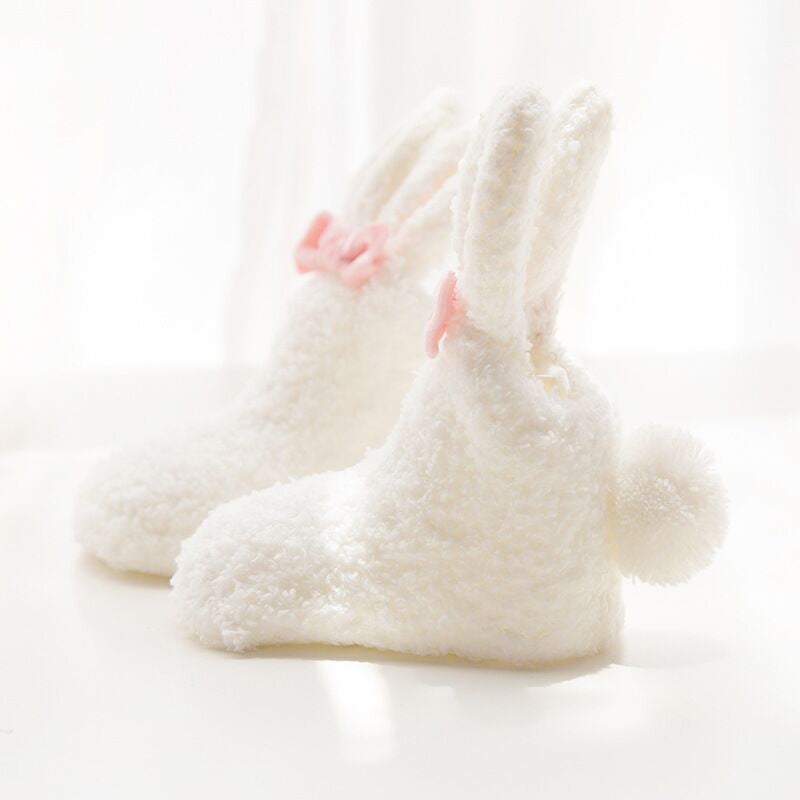 Chaussettes en velours de corail épaissies automne et hiver